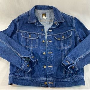 Vintage Lee denim jean jacket size 42